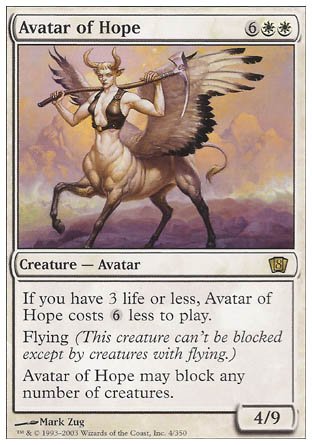 Avatar of Hope (8th Edition) Near Mint - Nick Nack's Full Frontal Attack