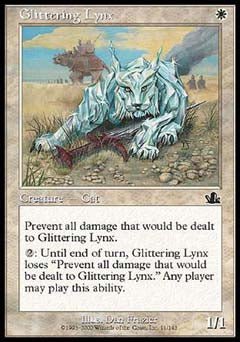 Glittering Lynx (Prophecy) Light Play Foil - Nick Nack's Full Frontal Attack
