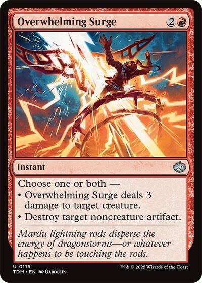 Overwhelming Surge (Tarkir: Dragonstorm) Near Mint