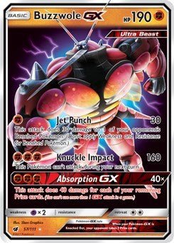 Buzzwole GX (SM - Crimson Invasion) Near Mint Holofoil - Nick Nack's Full Frontal Attack