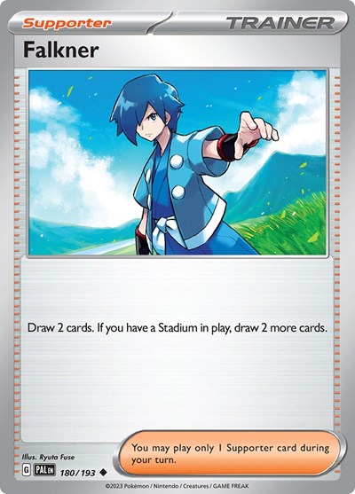 Falkner - 180 (SV02: Paldea Evolved) Near Mint