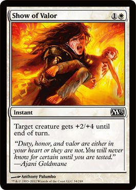 Show of Valor (Magic 2013 Core Set) Near Mint - Nick Nack's Full Frontal Attack