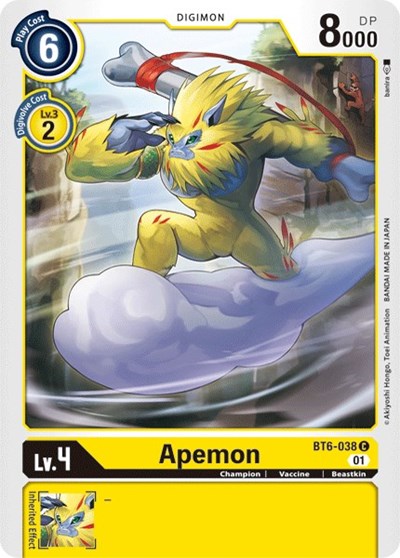Apemon (Double Diamond) Near Mint