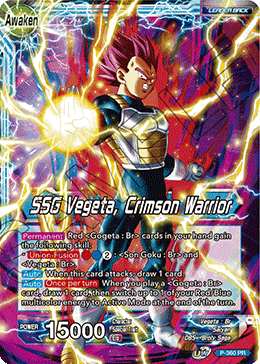 Vegeta // SSG Vegeta, Crimson Warrior (P-360) [Cartes de promotion] 