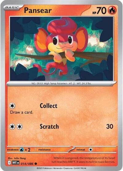 Pansear (SV: White Flare) Near Mint - Nick Nack's Full Frontal Attack
