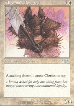 Akroma's Devoted (Legions) Light Play Foil - Nick Nack's Full Frontal Attack