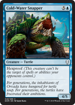 Cold - Water Snapper (Dominaria) Near Mint - Nick Nack's Full Frontal Attack