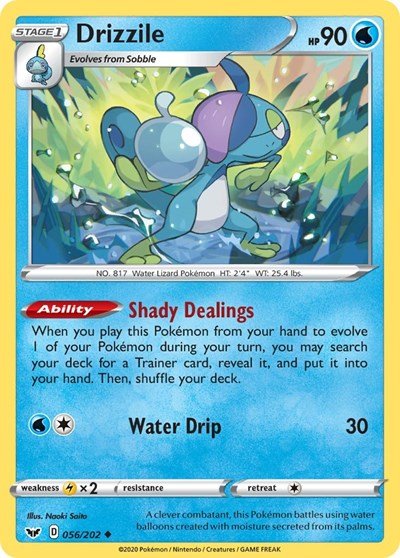 Drizzile (056) (SWSH01: Sword & Shield Base Set) Near Mint - Nick Nack's Full Frontal Attack