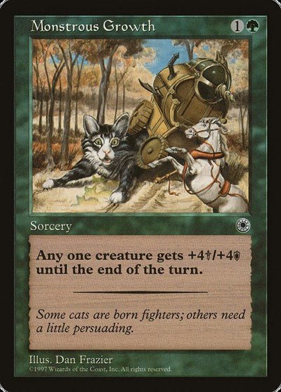 Monstrous Growth (2) (Portal) Light Play - Nick Nack's Full Frontal Attack