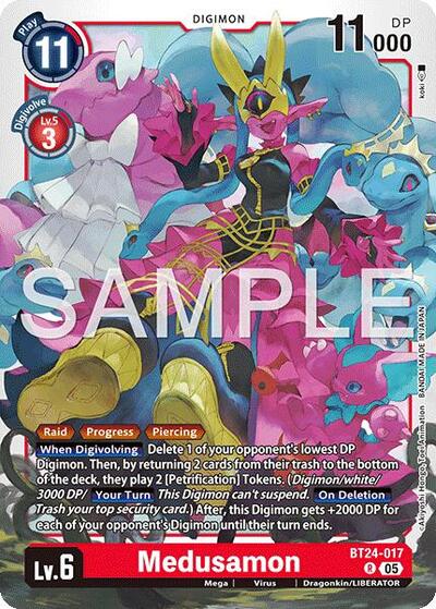 Medusamon (Time Stranger) Near Mint Foil - Nick Nack's Full Frontal Attack