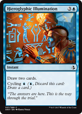 Hieroglyphic Illumination (Amonkhet) Near Mint
