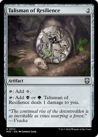 Talisman of Resilience (Ripple Foil) [Modern Horizons 3 Commander]