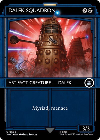 Dalek Squadron (Showcase) (Universes Beyond: Doctor Who) Near Mint Foil - Nick Nack's Full Frontal Attack