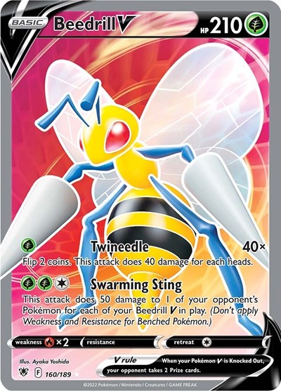 Beedrill V (Full Art) (SWSH10: Astral Radiance) Near Mint Holofoil