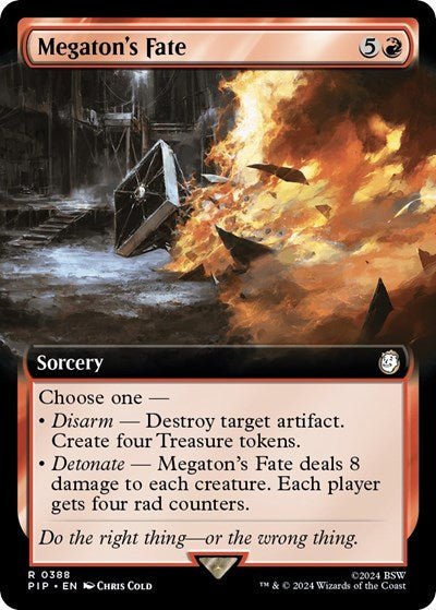 Megaton's Fate (Extended Art) (Universes Beyond: Fallout) Near Mint - Nick Nack's Full Frontal Attack
