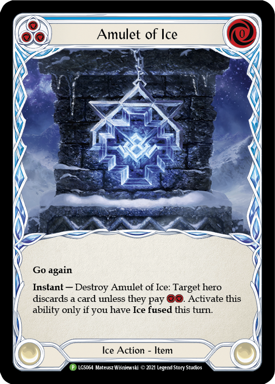 Amuleto de hielo [LGS064] Lámina fría 