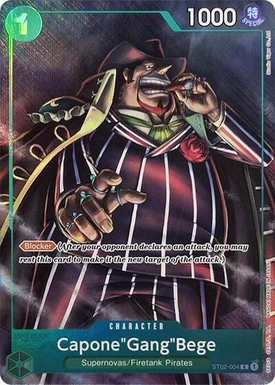 CaponeGangBege (Premium Card Collection -Best Selection Vol. 2-) (One Piece Promotion Cards) Near Mint Foil