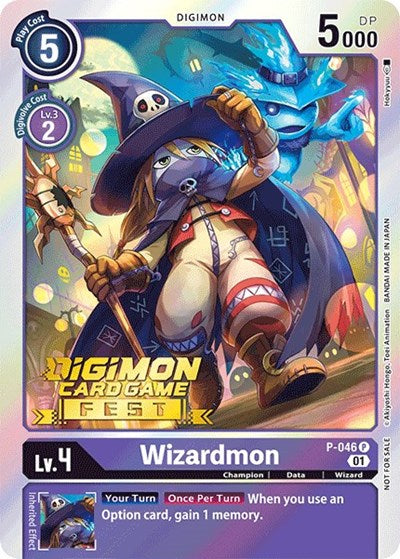 Wizardmon (Digimon Fest 2022) (Digimon Promotion Cards) Near Mint Foil
