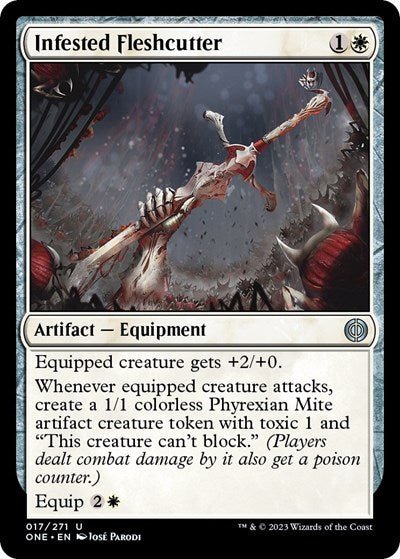 Infested Fleshcutter (Phyrexia: All Will Be One) Near Mint - Nick Nack's Full Frontal Attack