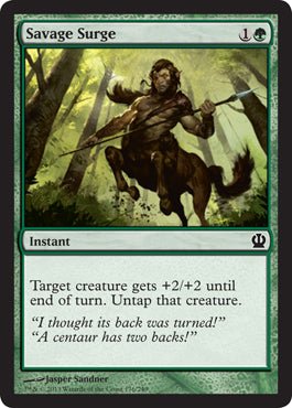 Savage Surge (Theros) Near Mint - Nick Nack's Full Frontal Attack