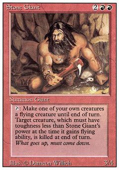 Stone Giant (Revised) Near Mint - Nick Nack's Full Frontal Attack