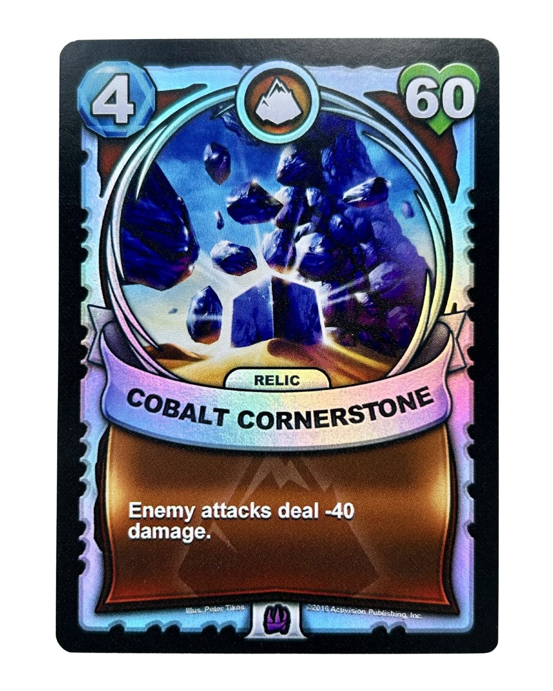 Cobalt Cornerstone (Battlecast) (Silver Foil) - Nick Nack's Full Frontal Attack