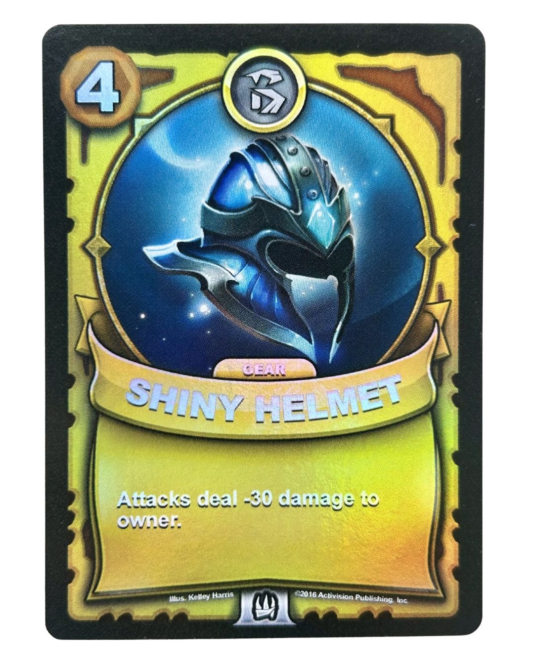 Shiny Helment (Battlecast) (Gold Foil) - Nick Nack's Full Frontal Attack
