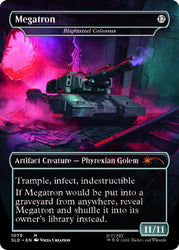 Blightsteel Colossus - Megatron (Borderless) [Secret Lair Drop Series]