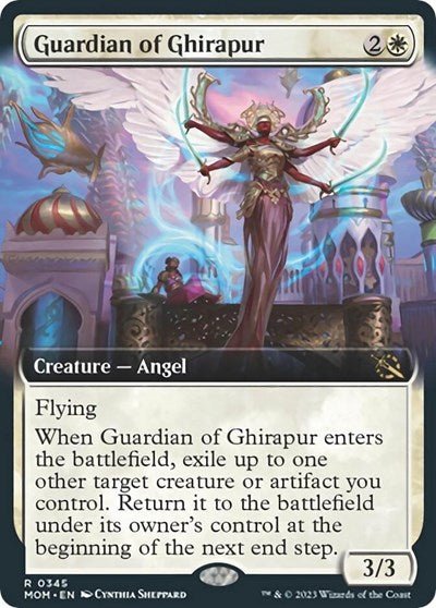 Guardian of Ghirapur (Extended Art) (March of the Machine) Near Mint - Nick Nack's Full Frontal Attack