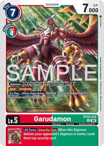 Garudamon (Dual Revolution Booster) Near Mint