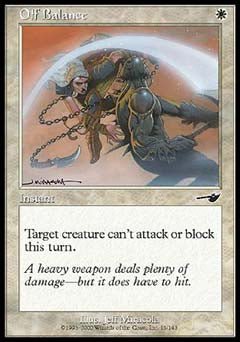 Off Balance (Nemesis) Near Mint - Nick Nack's Full Frontal Attack
