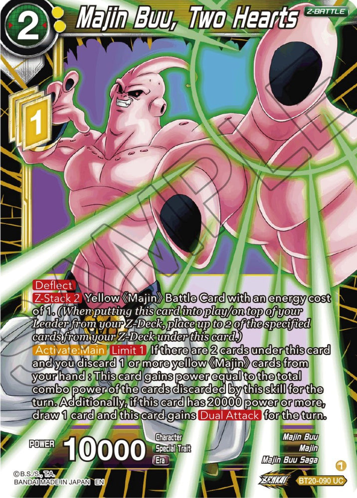 Majin Buu, Two Hearts (BT20-090) [Power Absorbed]