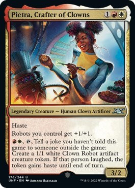 Pietra, Crafter of Clowns (Unfinity) Near Mint