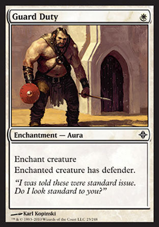 Guard Duty (Rise of the Eldrazi) Light Play