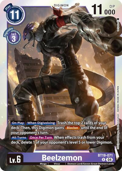 Beelzemon (Release Special Booster 2.5) Near Mint Foil