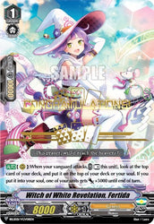 Witch of White Revelation, Fertida (Hot Stamped) (BSL2021/VGV01SEN) [Bushiroad Event Cards]