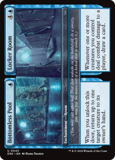 Bottomless Pool / Locker Room (Duskmourn: House of Horror) Near Mint