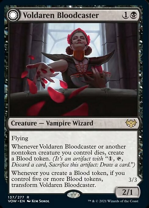 Voldaren Bloodcaster / Bloodbat Summoner (Innistrad: Crimson Vow) Near Mint - Nick Nack's Full Frontal Attack