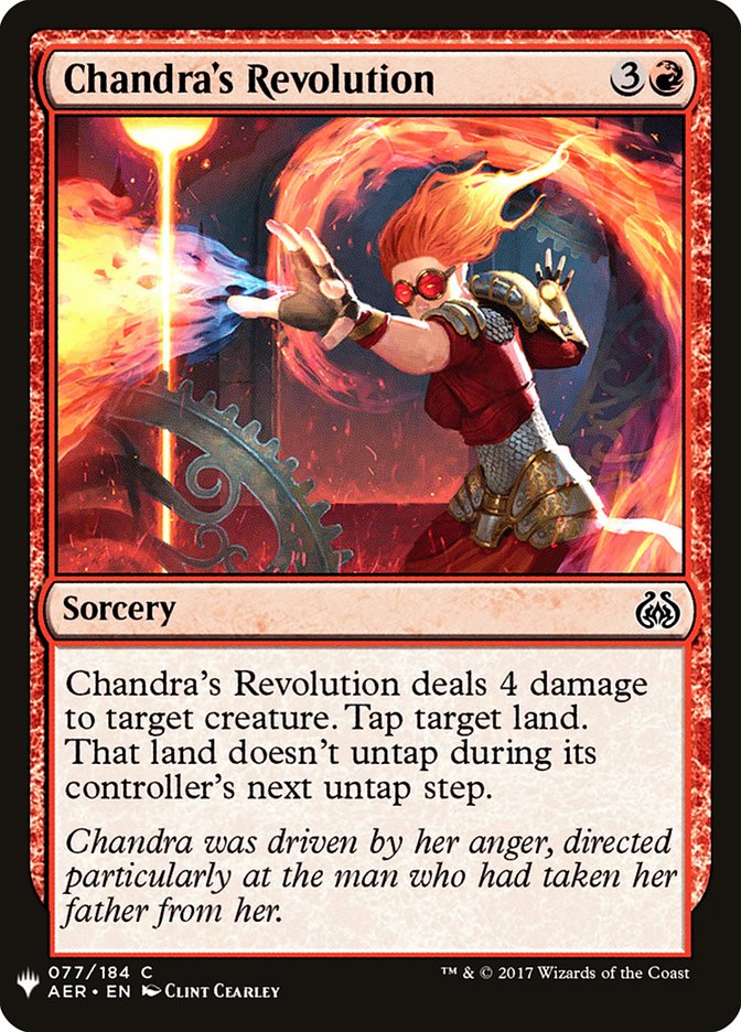 La revolución de Chandra [Mystery Booster]