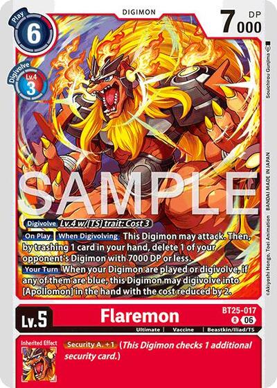 Flaremon (Dual Revolution Booster) Near Mint Foil