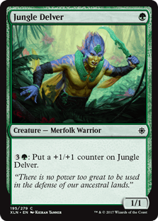 Jungle Delver (Ixalan) Near Mint - Nick Nack's Full Frontal Attack