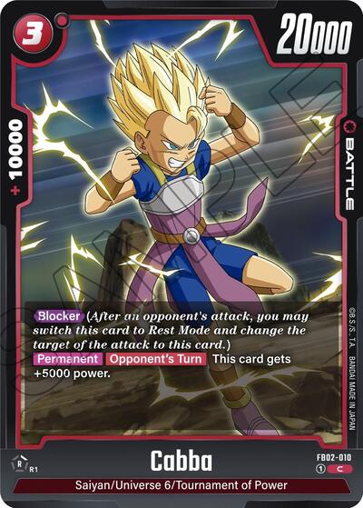 Cabba (Blazing Aura) Near Mint