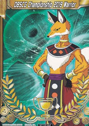 DBSCG Championship 2019 Warrior (Merit Card) - Universe 8 "Liqueur" (8) [Cartes de promotion de tournoi] 