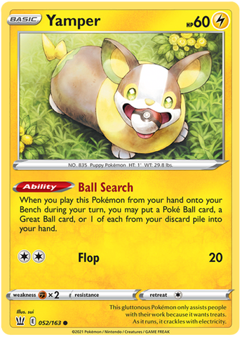 Yamper (052/163) [Épée &amp; Bouclier : Styles de combat] 