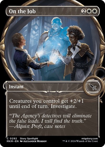 On the Job (Showcase) (Murders at Karlov Manor) Near Mint