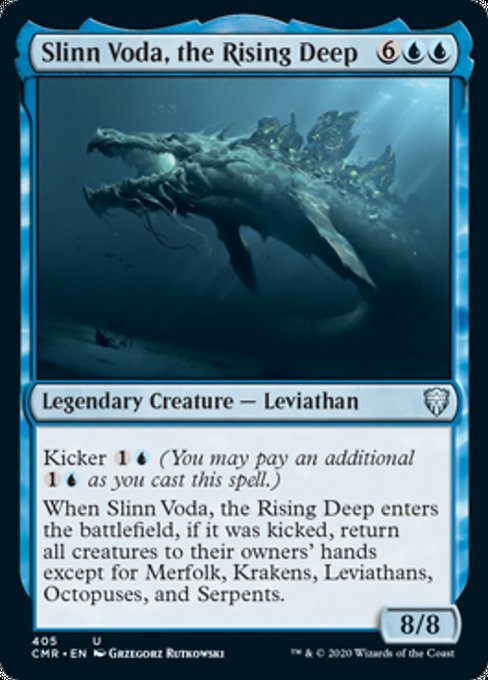 Slinn Voda, the Rising Deep (Commander 2020 Commander Legends) Near Mint - Nick Nack's Full Frontal Attack