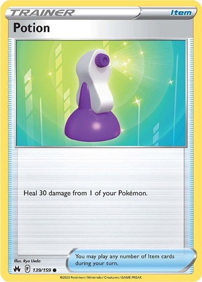 Potion (Crown Zenith) Near Mint Reverse Holofoil