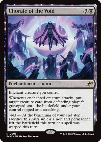 Chorale of the Void (Edge of Eternities) Near Mint - Nick Nack's Full Frontal Attack