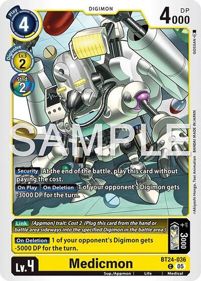Medicmon (Time Stranger) Near Mint - Nick Nack's Full Frontal Attack