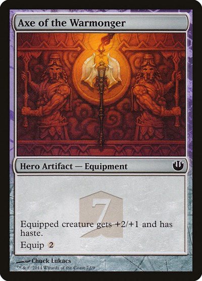Axe of the Warmonger (Promos: Hero's Path) Near Mint - Nick Nack's Full Frontal Attack